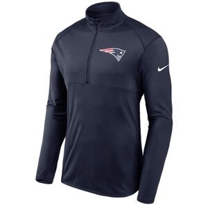 Nike New England Patriots NFL Dri-Fit Quarter Zip Pullover | Men’s Small | NWT